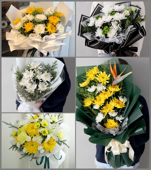 山西忻州五台县灵境乡东金河村白事花束代送